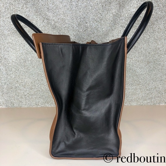 👠Sold Celine Paris TriColor mini luggage tote bag - Picture 3 of 8